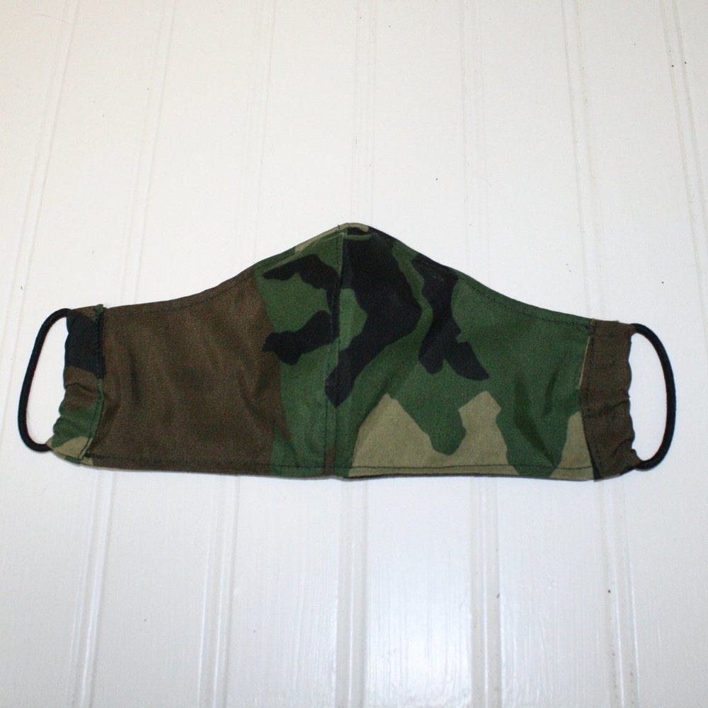 HANDMADE Kids Camoflauge Face Mask Shield - Picture 2 of 3